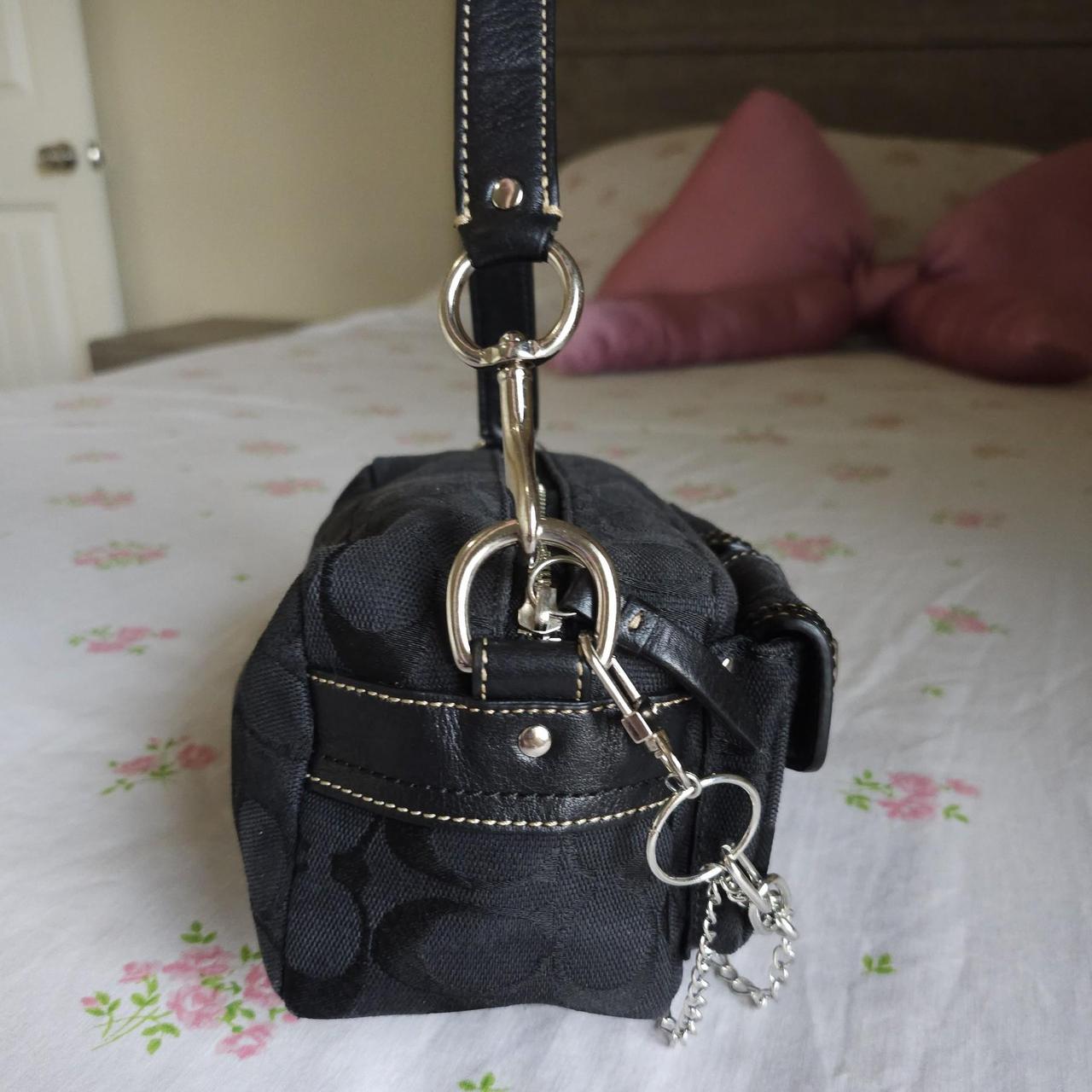 Y2K Vintage Coach Mini Double Turnlock Handbag Shoulder Bag