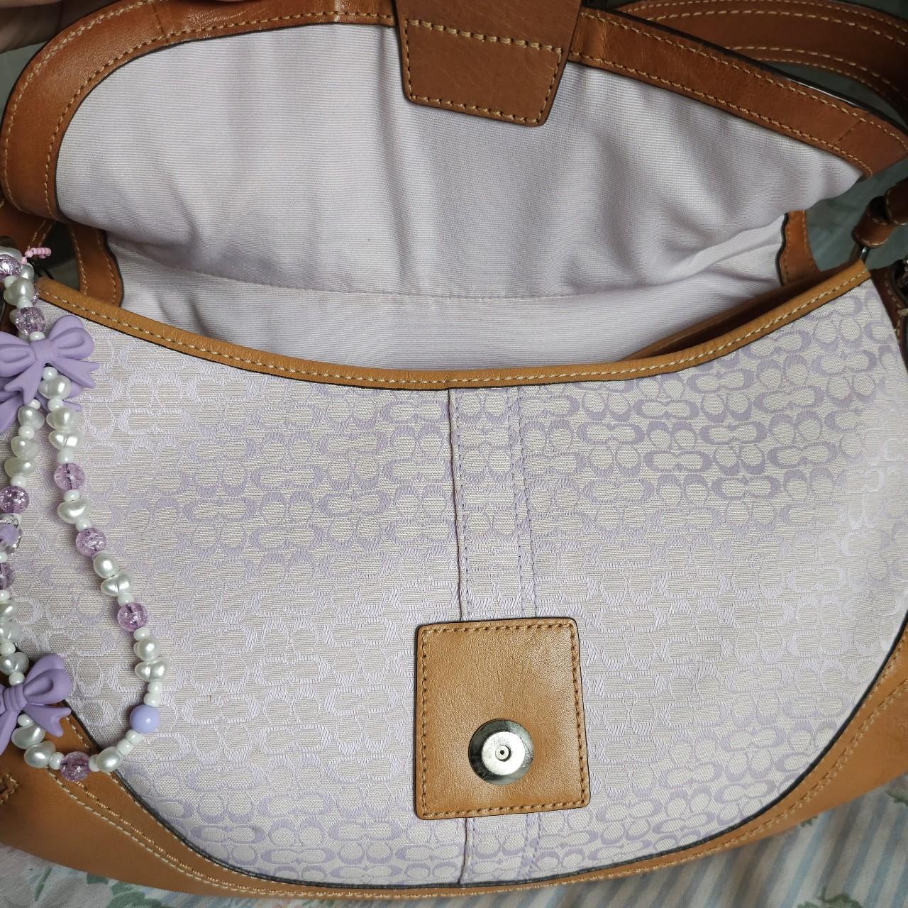 Y2K Vintage Coach Lavender Soho Shoulder Bag Purse