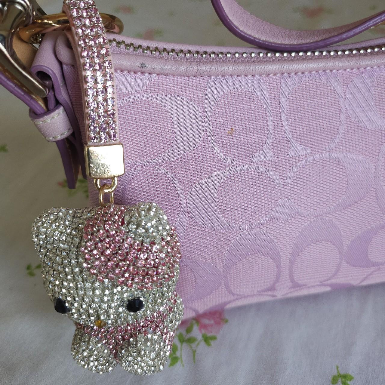 Vintage Y2K Pink Shoulder Bag Baguette Purse Rare