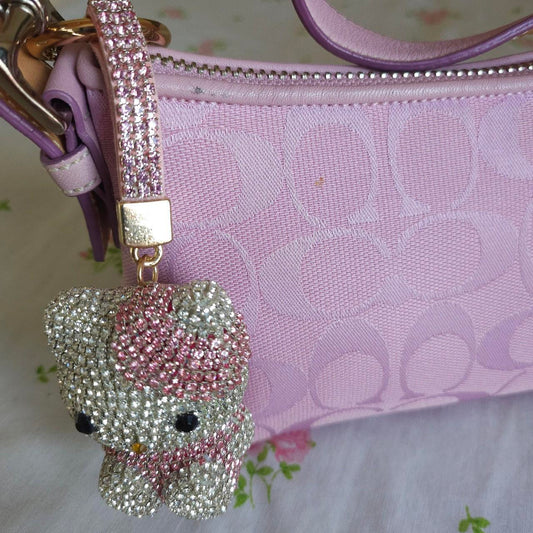 Vintage Y2K Pink Shoulder Bag Baguette Purse Rare