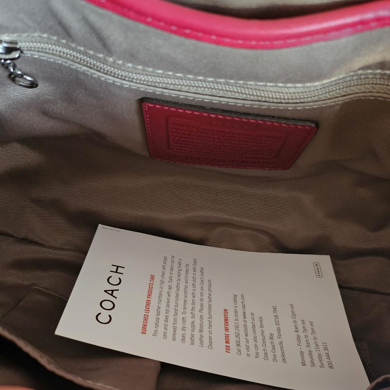 Vintage Y2K Coach Dark Red Soho Buckle Shoulder Purse