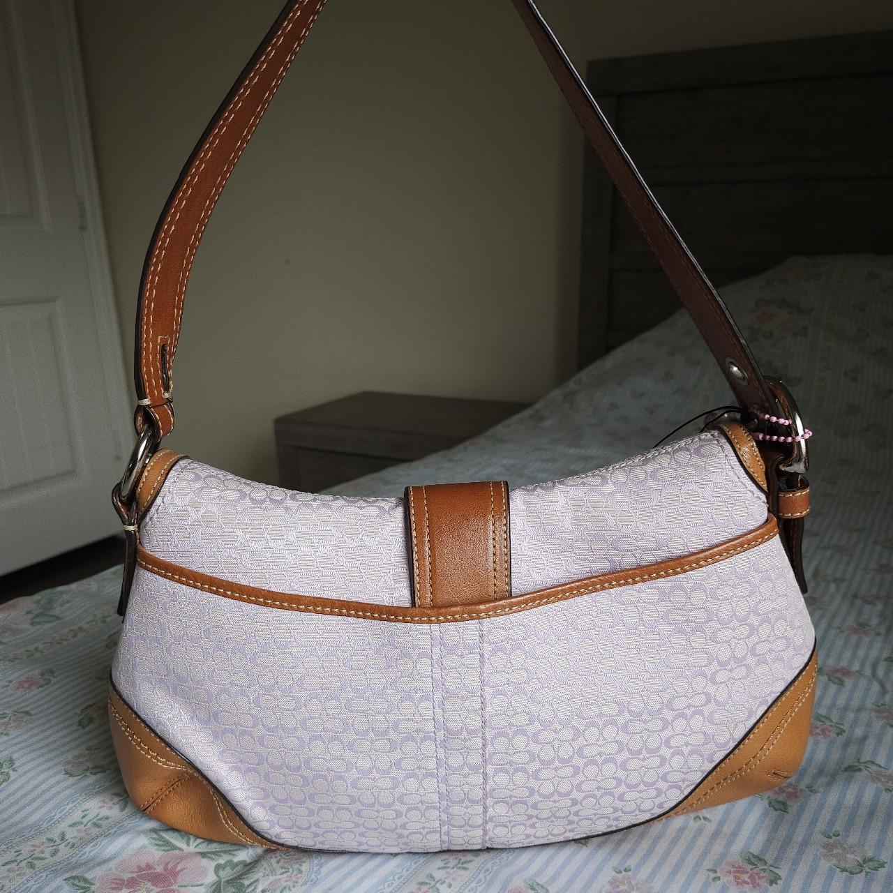 Y2K Vintage Coach Lavender Soho Shoulder Bag Purse