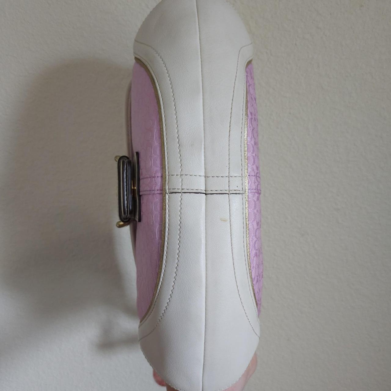 Y2K Vintage Coach Soho Pink Gold Coquette Shoulder Bag