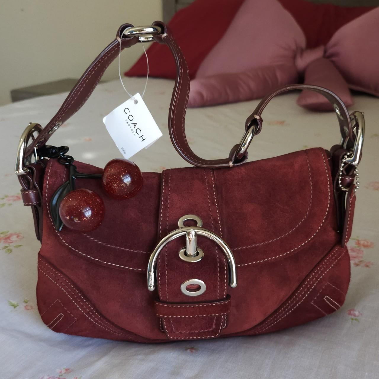 Y2K Vintage Coach Suede Mini Soho Shoulder Bag 🖤 Firm Price 🖤NWT