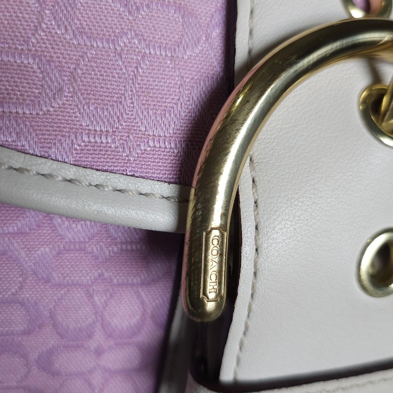 Y2K Vintage Coach Mini Soho Pink Gold Coquette Shoulder Bag