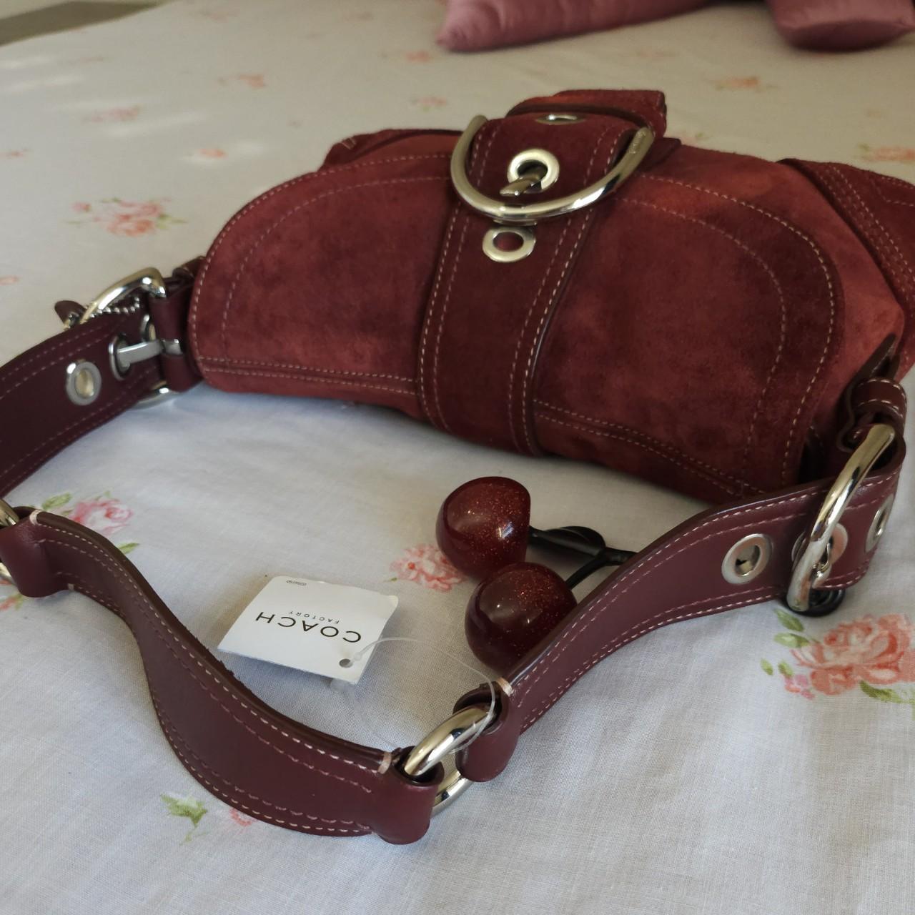 Y2K Vintage Coach Suede Mini Soho Shoulder Bag 🖤 Firm Price 🖤NWT