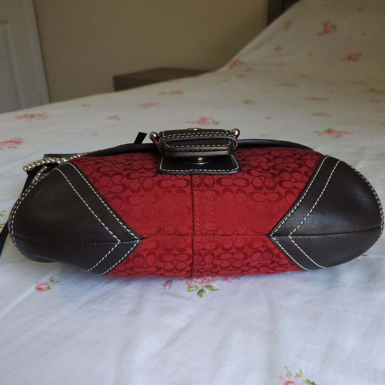 Vintage Coach Mini Soho Flap Buckle Shoulder Purse