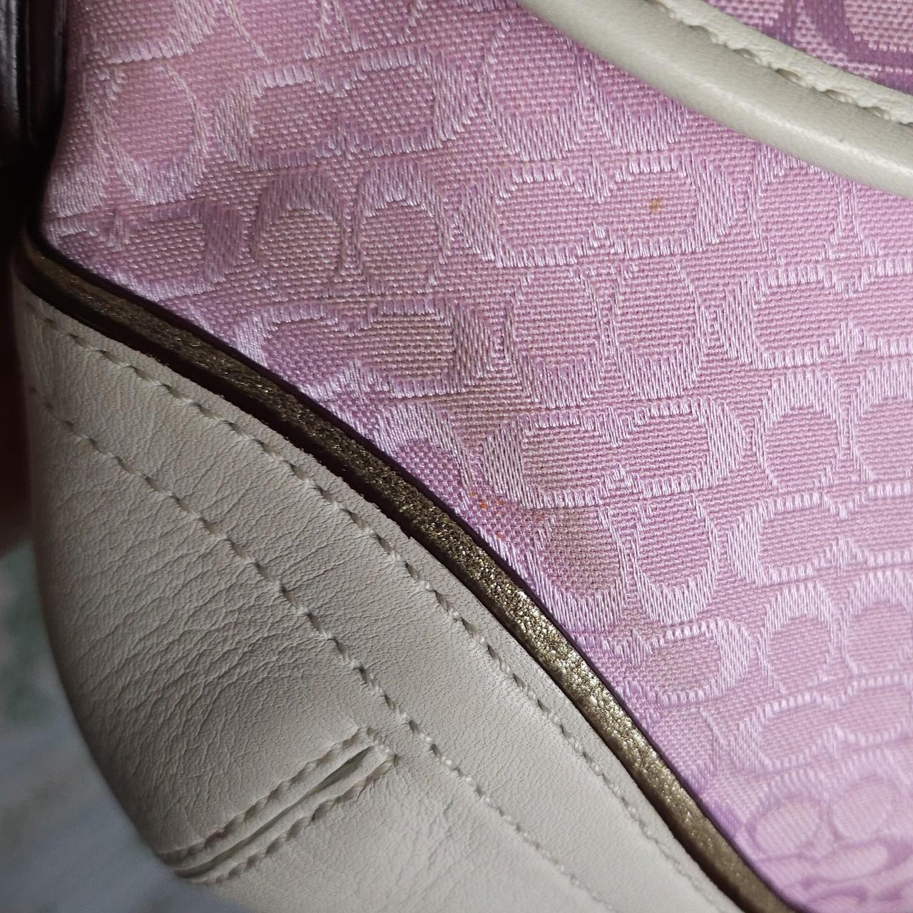 Y2K Vintage Coach Mini Soho Pink Gold Coquette Shoulder Bag