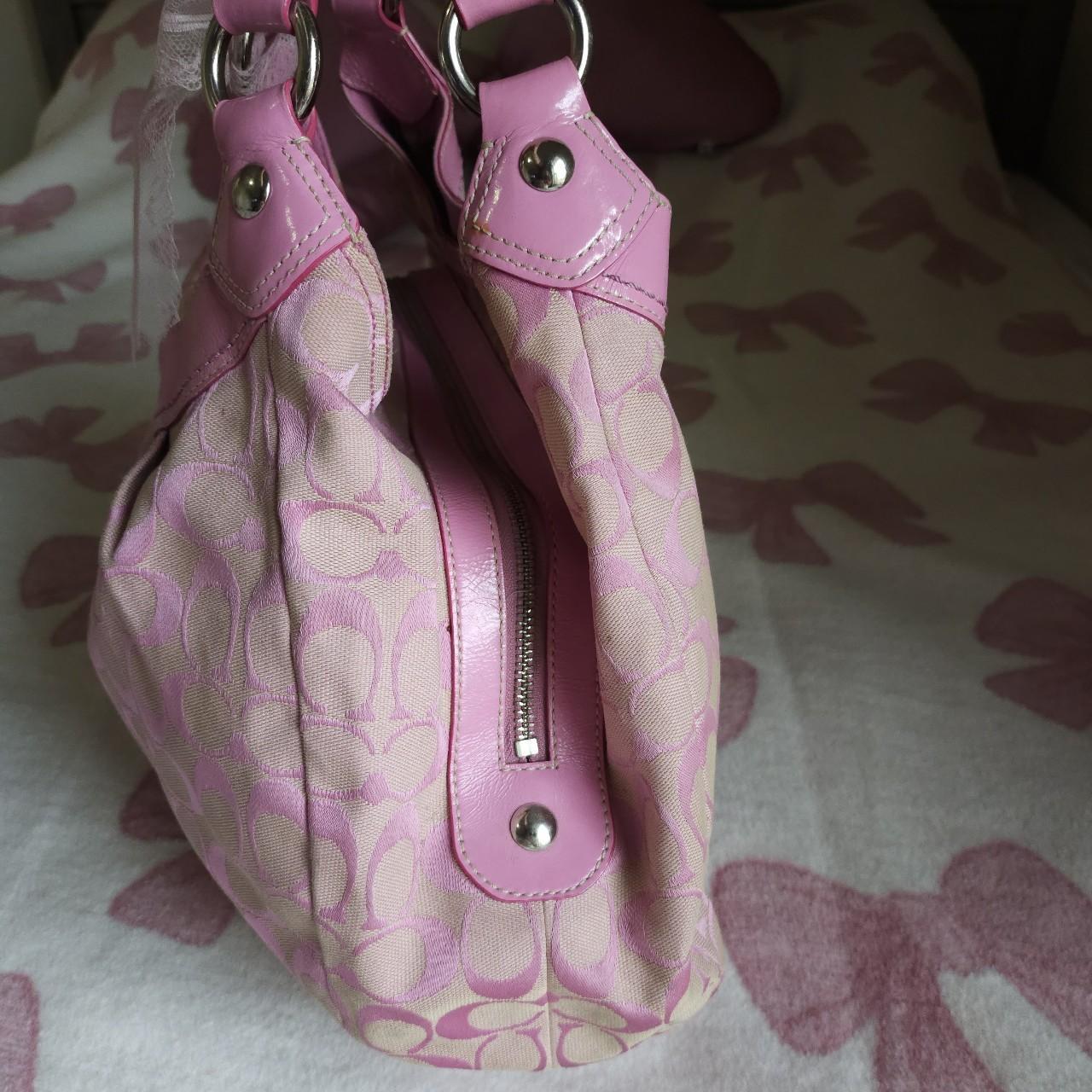 Vintage Barbie Pink Lynn Soho Buckle Signature C's Rare Shoulder Purse