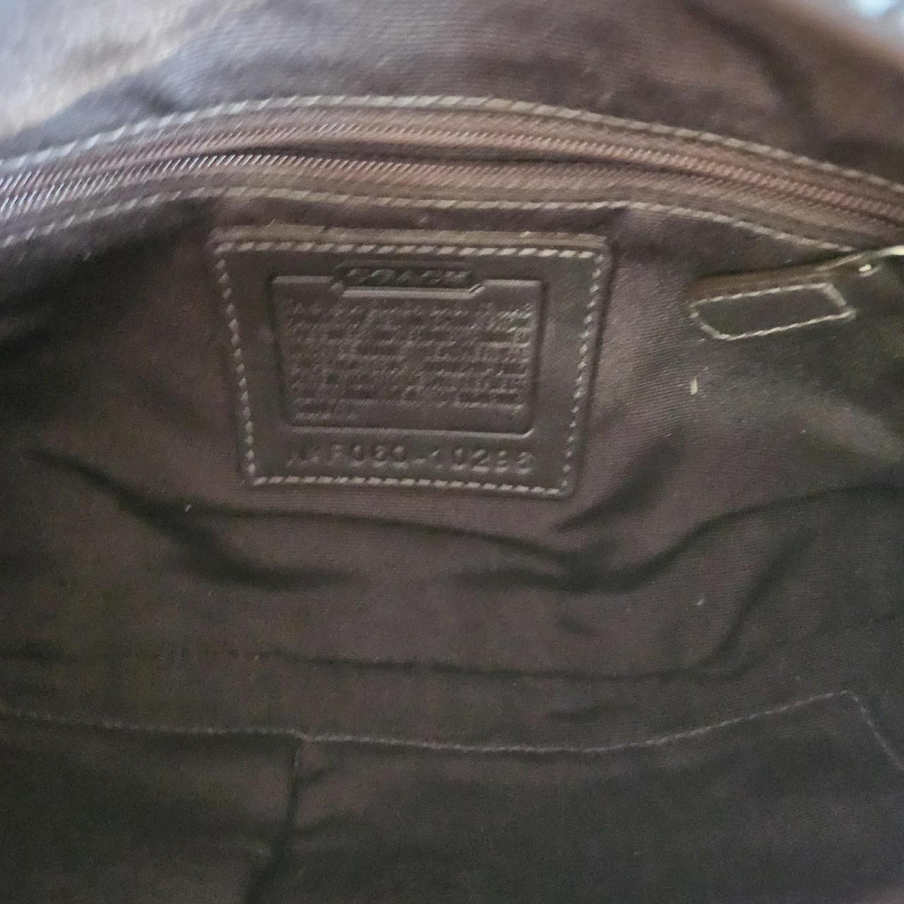 Y2K Vintage Coach Brown Mini Soho Signature C's Shoulder Purse