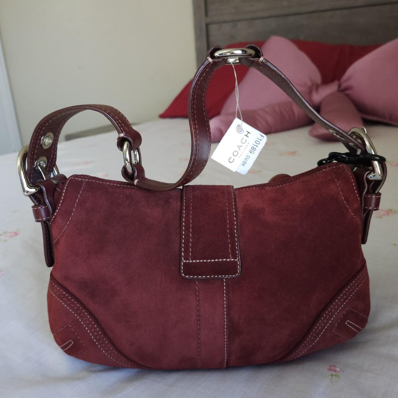 Y2K Vintage Coach Suede Mini Soho Shoulder Bag 🖤 Firm Price 🖤NWT