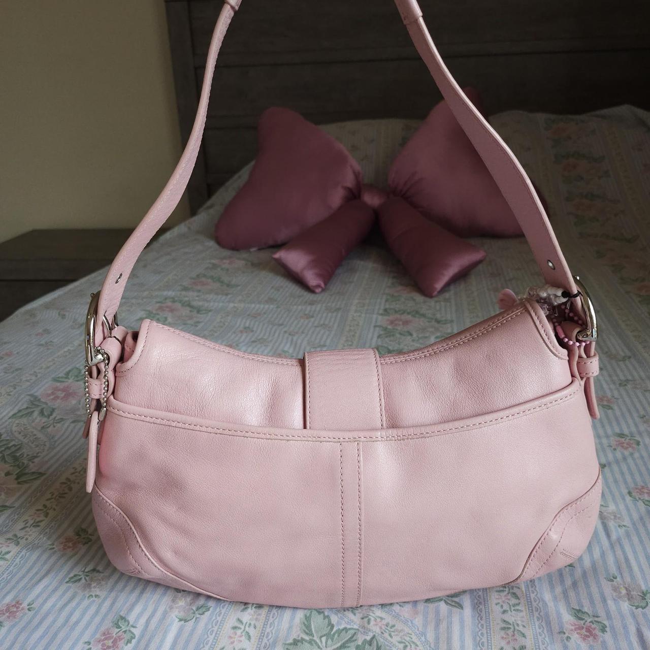 🩷 Y2K Coach Baby Pink Soho Shoulder Bag Purse 🩷