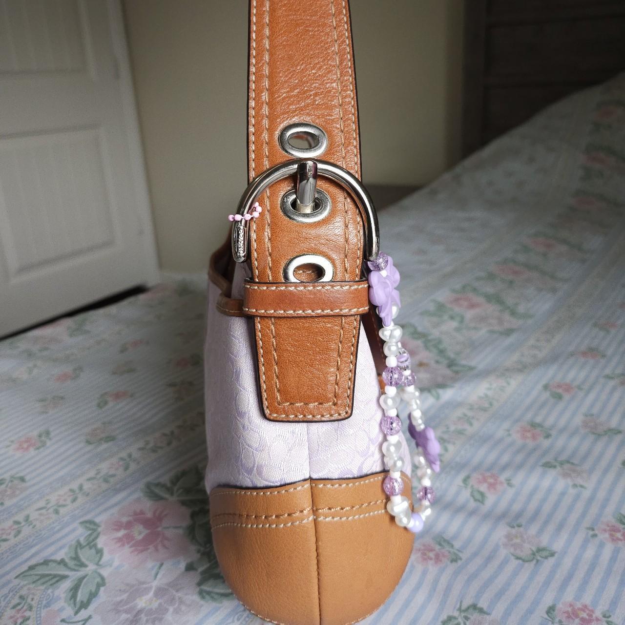 Y2K Vintage Coach Lavender Soho Shoulder Bag Purse
