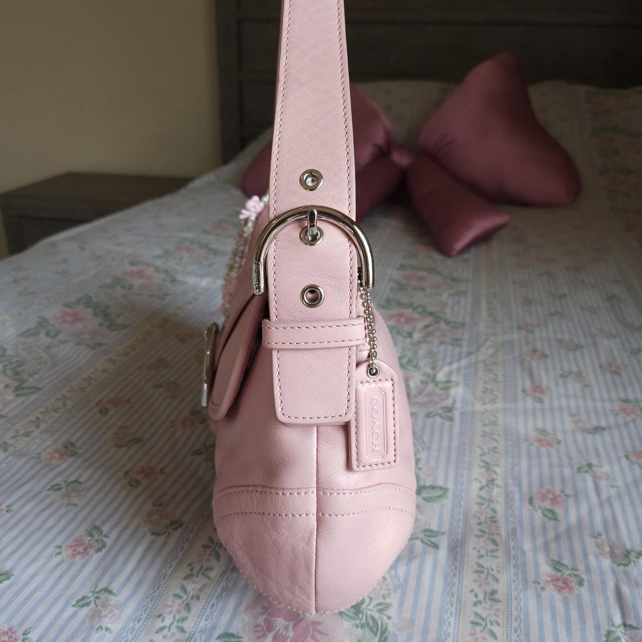 🩷 Y2K Coach Baby Pink Soho Shoulder Bag Purse 🩷