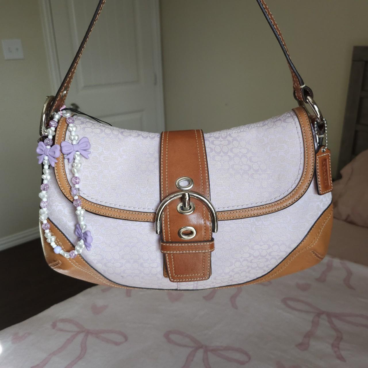 Y2K Vintage Coach Lavender Soho Shoulder Bag Purse