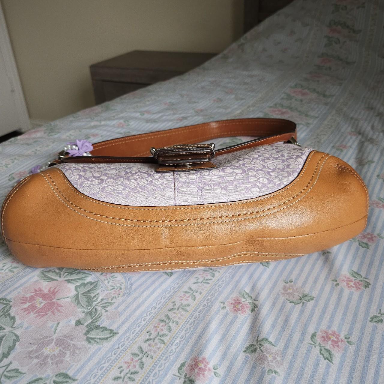 Y2K Vintage Coach Lavender Soho Shoulder Bag Purse