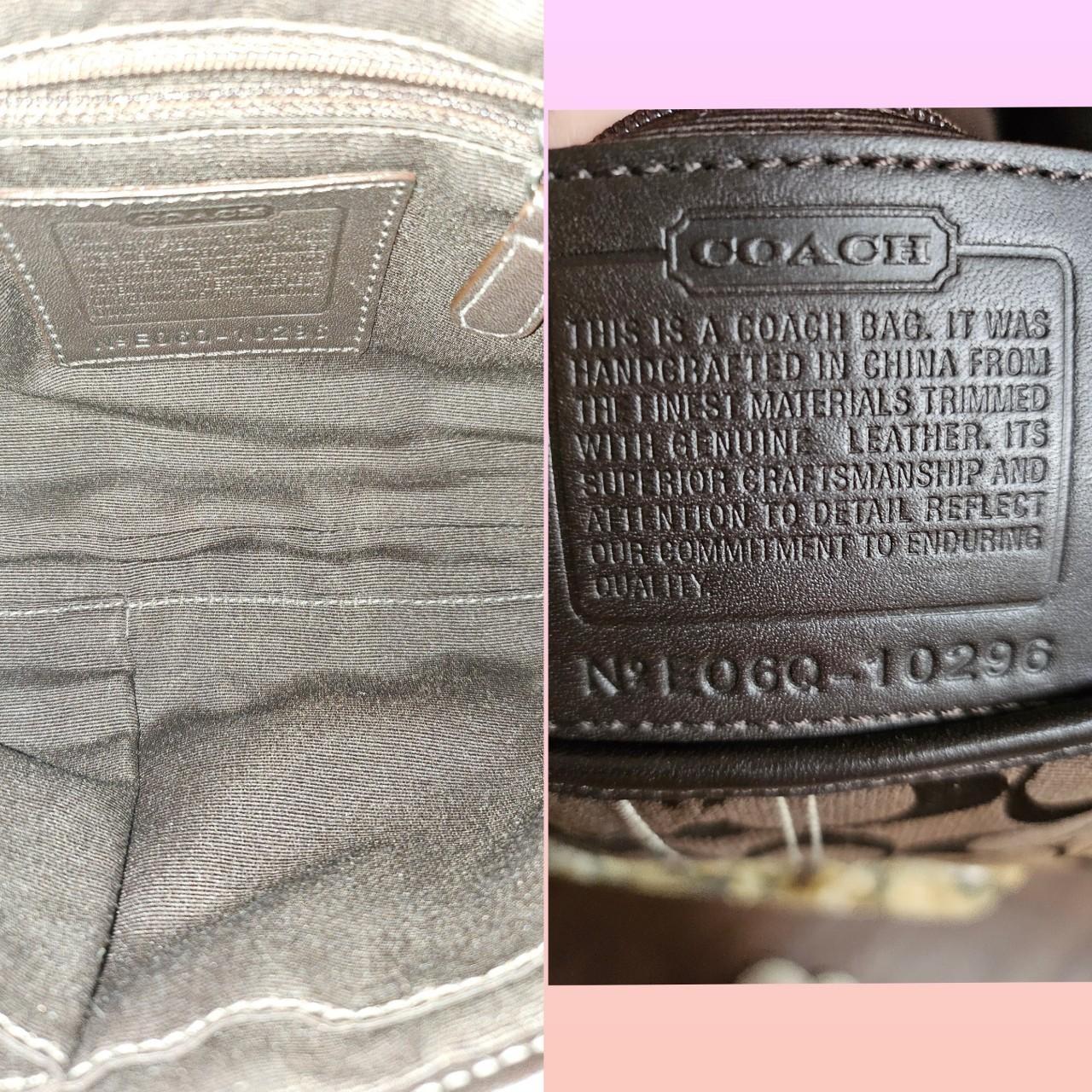 Y2K Vintage Coach Brown Mini Soho Signature C's Shoulder Purse