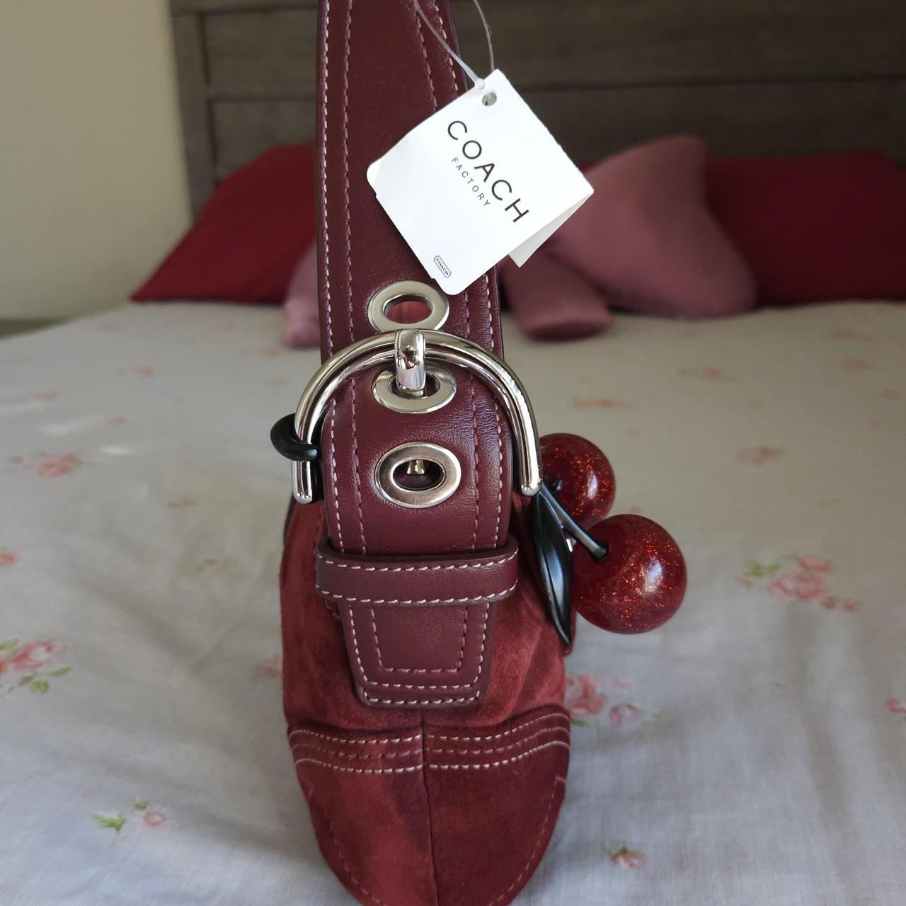 Y2K Vintage Coach Suede Mini Soho Shoulder Bag 🖤 Firm Price 🖤NWT