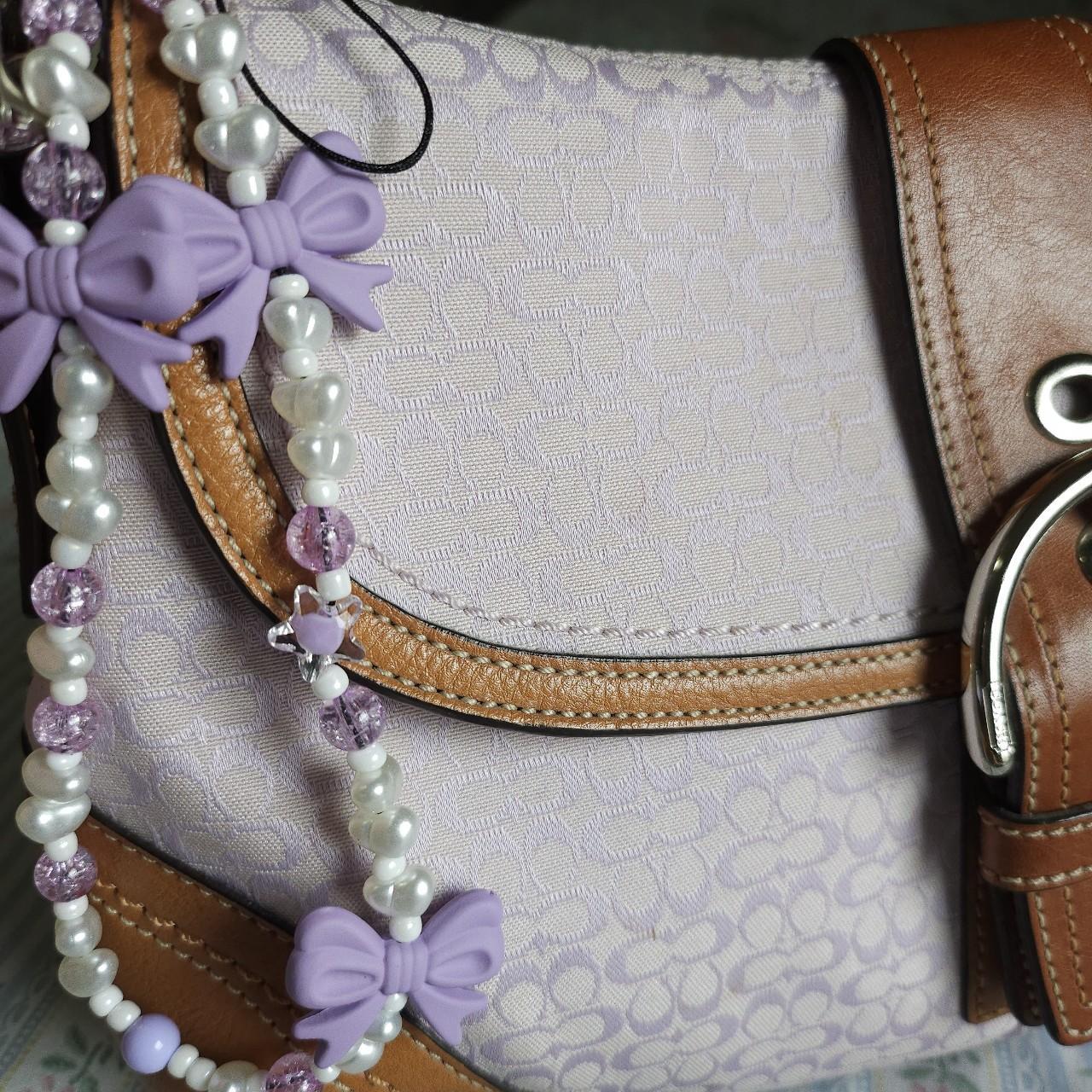 Y2K Vintage Coach Lavender Soho Shoulder Bag Purse