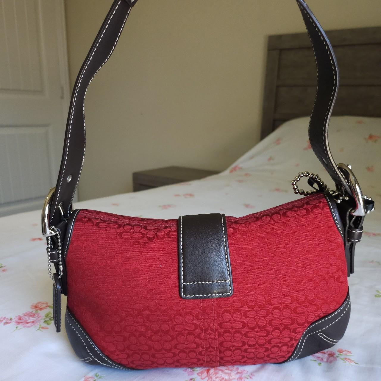 Vintage Coach Mini Soho Flap Buckle Shoulder Purse