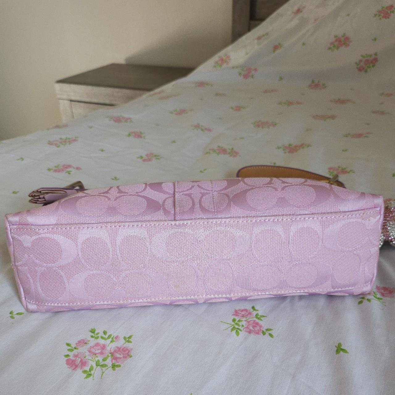 Vintage Y2K Pink Shoulder Bag Baguette Purse Rare