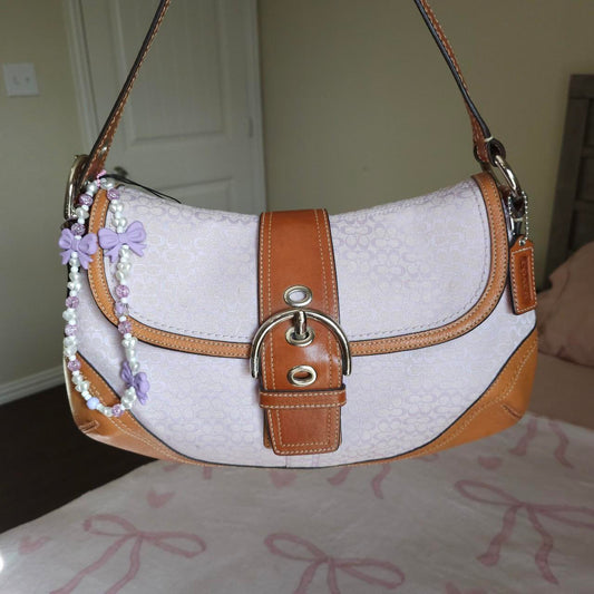 Y2K Vintage Coach Lavender Soho Shoulder Bag Purse